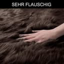 OTTO home Hochflor-Teppich Valeria | Braun 4
