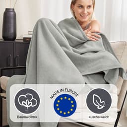 Wohndecke Luxus | Grau