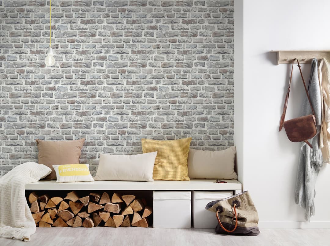 living walls Vliestapete Neue Bude 2.0 | Grau