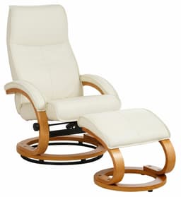 Home affaire Relaxsessel mit Hocker PARIS | Beige