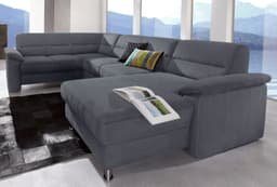 sit&more Wohnlandschaft Ascara U-Form | Grau