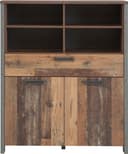 FORTE Highboard Clif | Holztöne