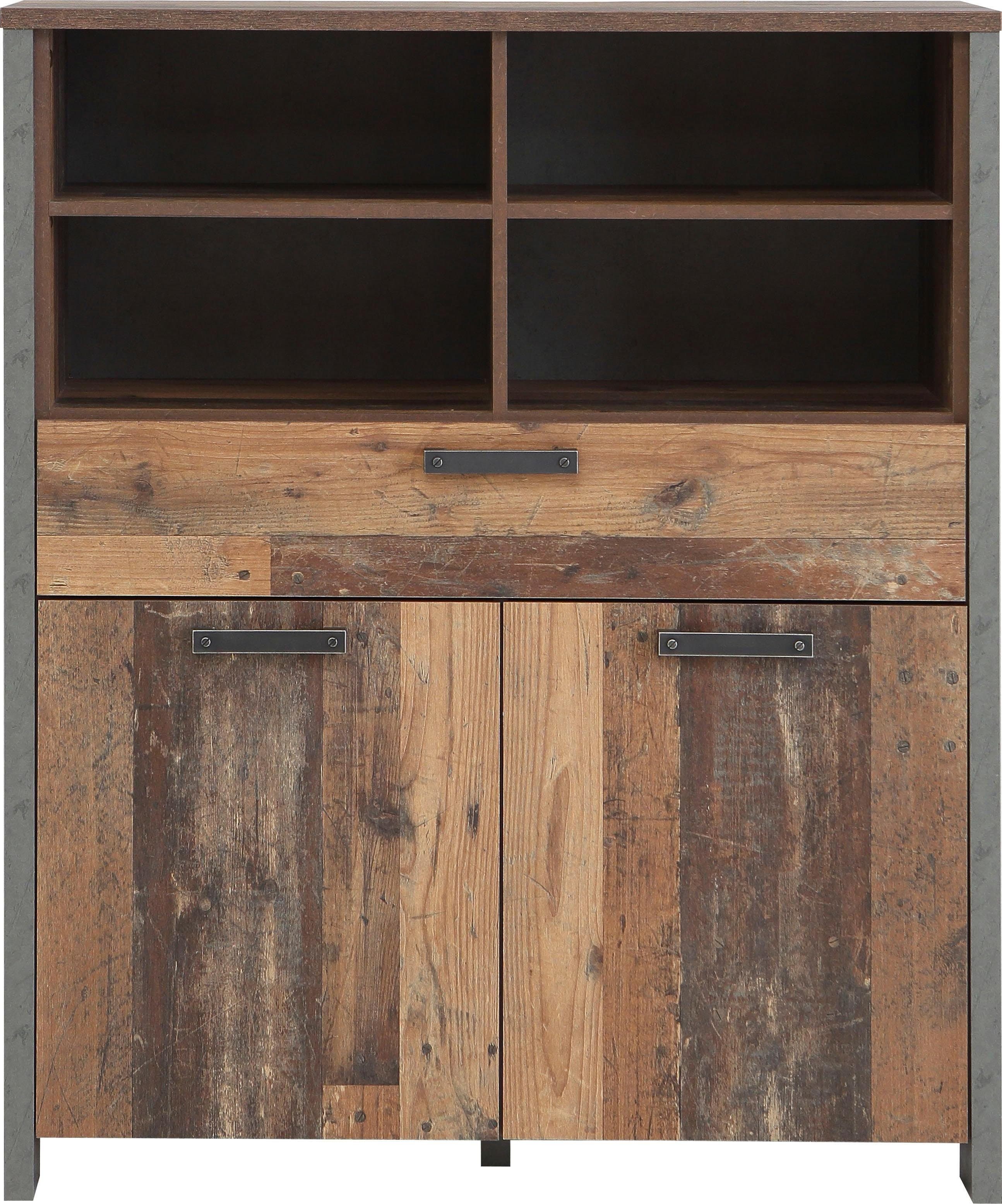 FORTE Highboard Clif | Holztöne