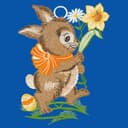 W. Reuter & Sohn - Plauener Spitze® Fensterbild "Hase" | Mehrfarbig 2