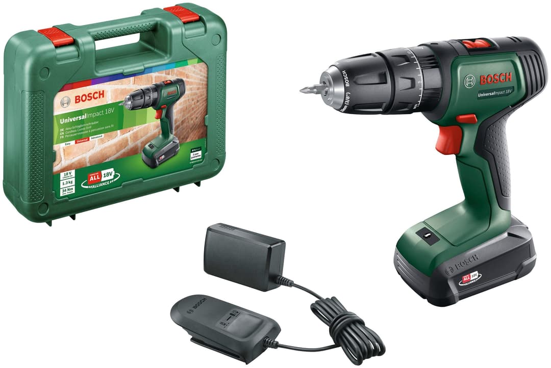 Bosch Home & Garden Akku-Schlagbohrschrauber UniversalImpact 18V