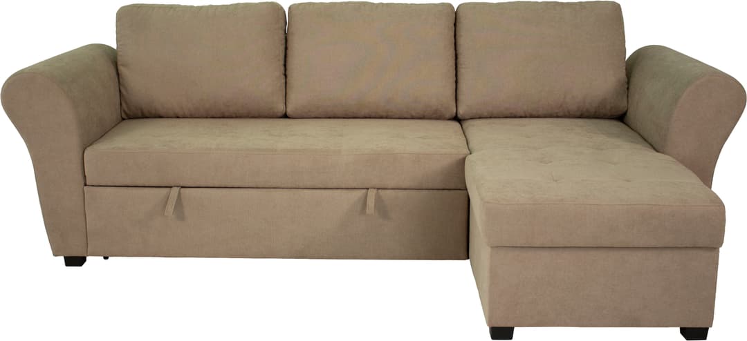 Trends by HG Ecksofa Lasse L-Form | Braun