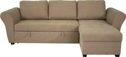 Trends by HG Ecksofa Lasse L-Form | Braun