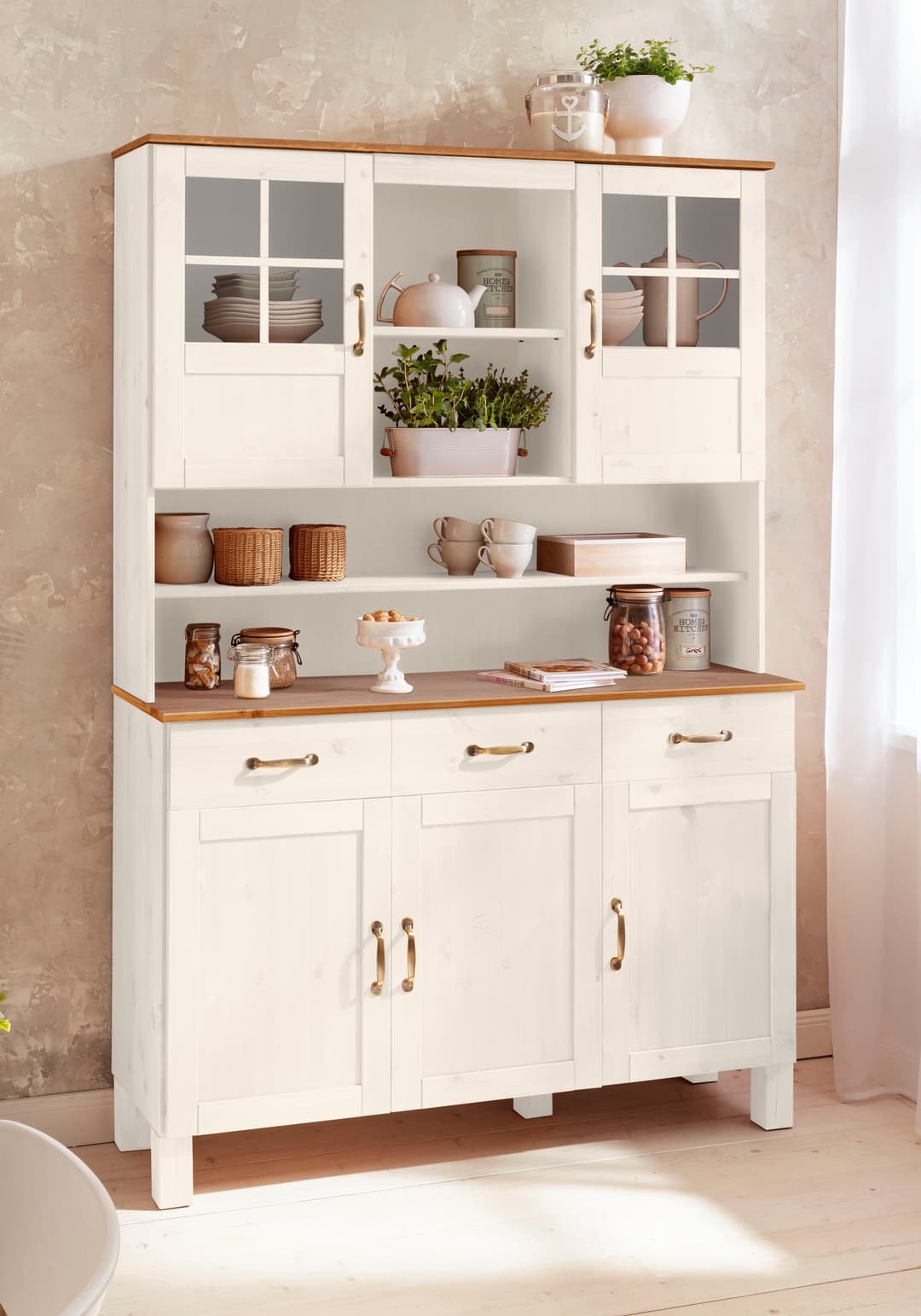 Home affaire Küchenbuffet Alby | Mehrfarbig