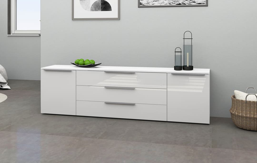 borchardt Möbel Sideboard Oliva | Weiß