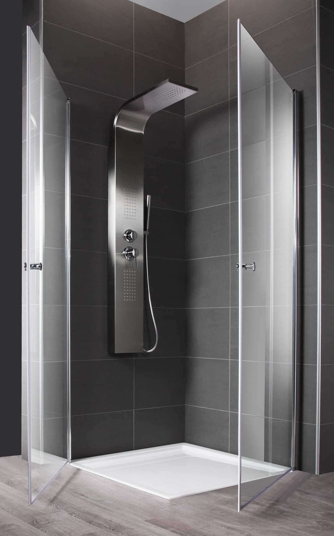 welltime Eckdusche Florenz 2.2 | Transparent