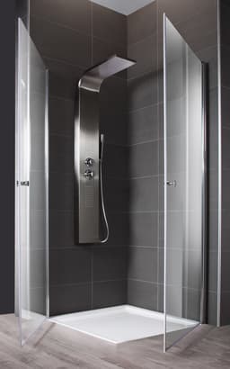 welltime Eckdusche Florenz 2.2 | Transparent