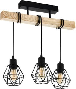 EGLO TOWNSHEND 5 Deckenleuchte | Braun