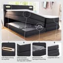 COLLECTION AB Boxspringbett Ninoni | Grau 4