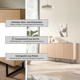 Home affaire Sideboard Lund | Holztöne