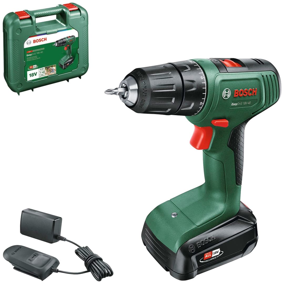 Bosch Home & Garden Akku-Bohrschrauber EasyDrill 18V-40 | Grün