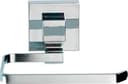 WENKO Toilettenpapierhalter Quadro, Vacuum-Loc | Silber 2