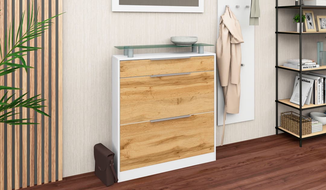 borchardt Möbel Schuhschrank Oliva | Holztöne