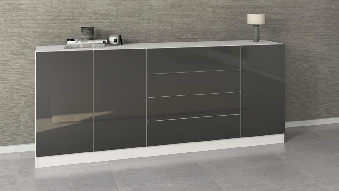 borchardt Möbel Sideboard Vaasa | Weiß