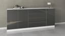 borchardt Möbel Sideboard Vaasa | Weiß