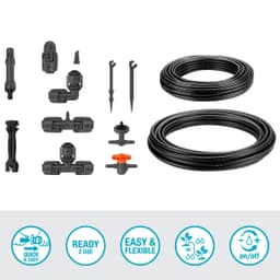 GARDENA Bewässerungssystem Tropfbewässerung Set | Schwarz
