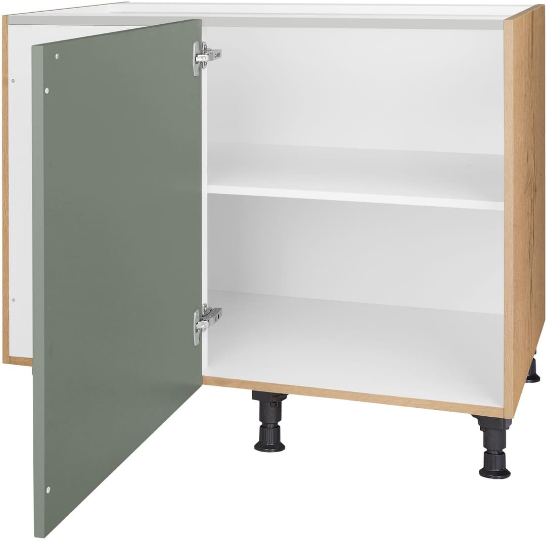 Nobilia Cascada Eckunterschrank | Grün