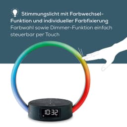 BEURER Tageslichtwecker WL 65 Wake up+Charge | Schwarz