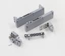 FORTE Schwebetürselbsteinzug (Set, 2 St) | Grau 4