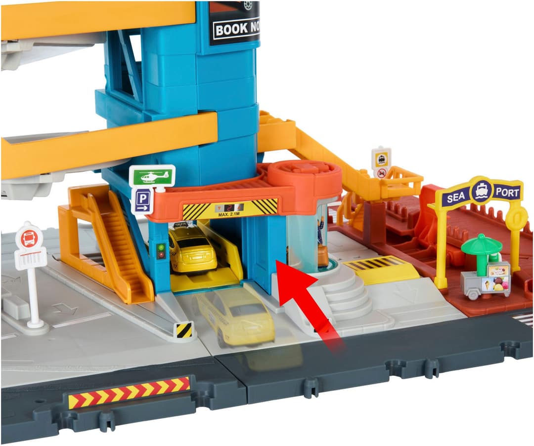 MATCHBOX Spiel-Parkhaus Action Drivers Transport-Center | Mehrfarbig