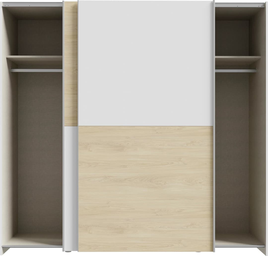 Forte Schwebetürenschrank | Mehrfarbig
