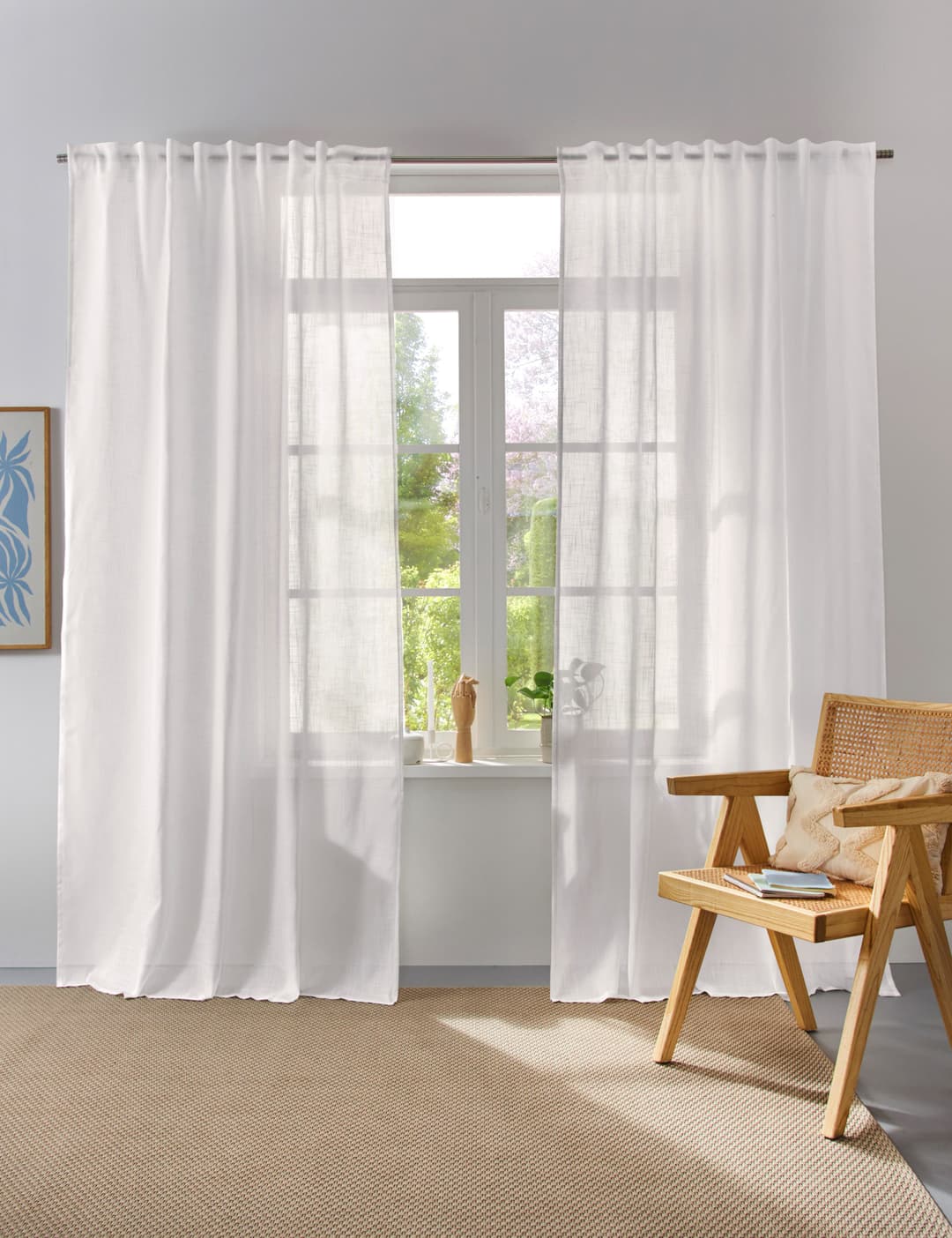 OTTO home Vorhang Linsdorf | Weiß