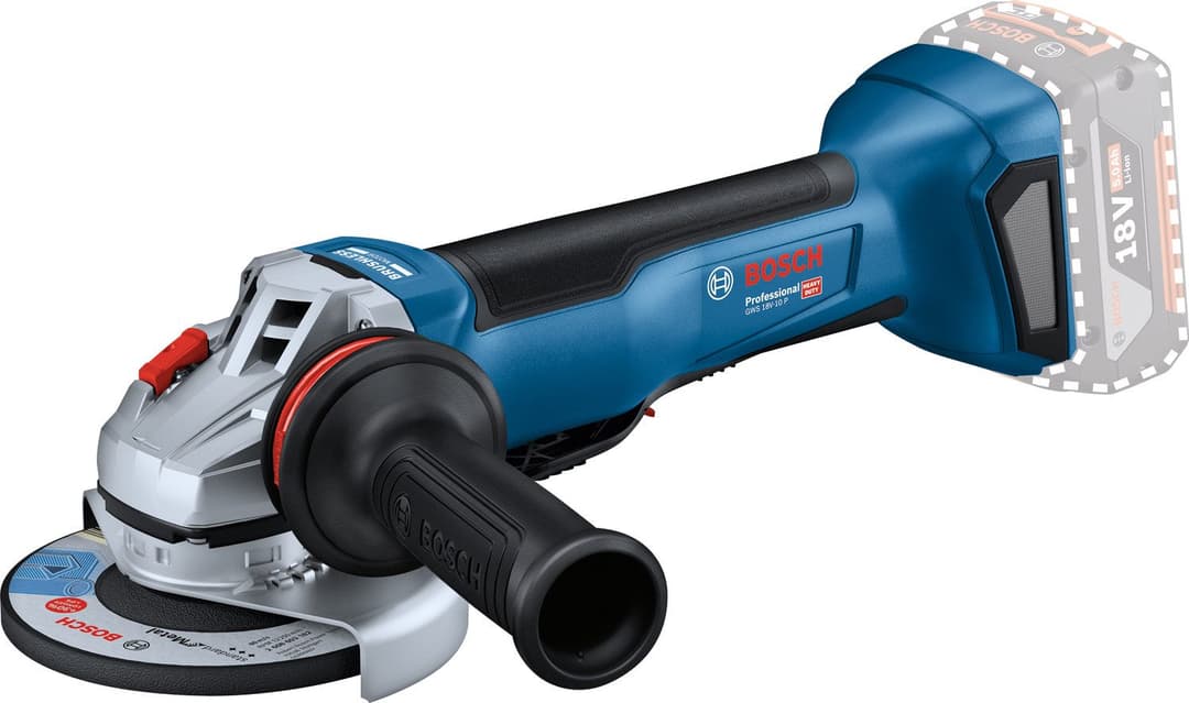 Bosch Professional Akku-Winkelschleifer GWS 18V-10 P | Blau