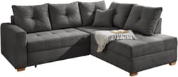Jockenhöfer Gruppe Ecksofa Heidelberg L-Form | Grau