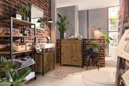 Home affaire Waschbeckenunterschrank Chris | Holztöne