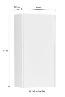 Saphir Hängeschrank Quickset 100 | Weiß