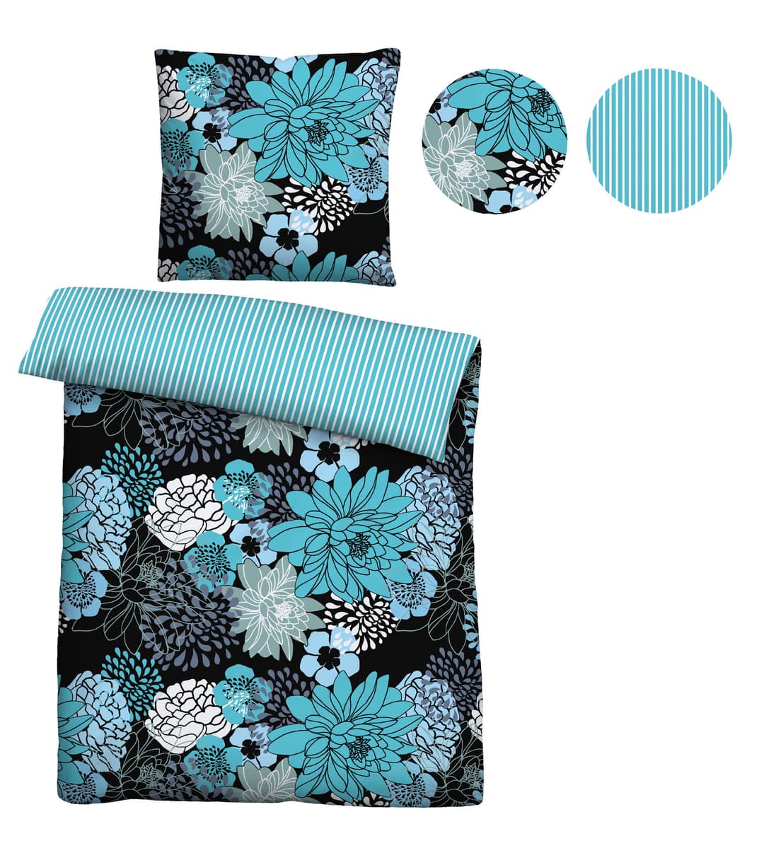 Castell Bettwäsche-Set 0040564 | Türkis