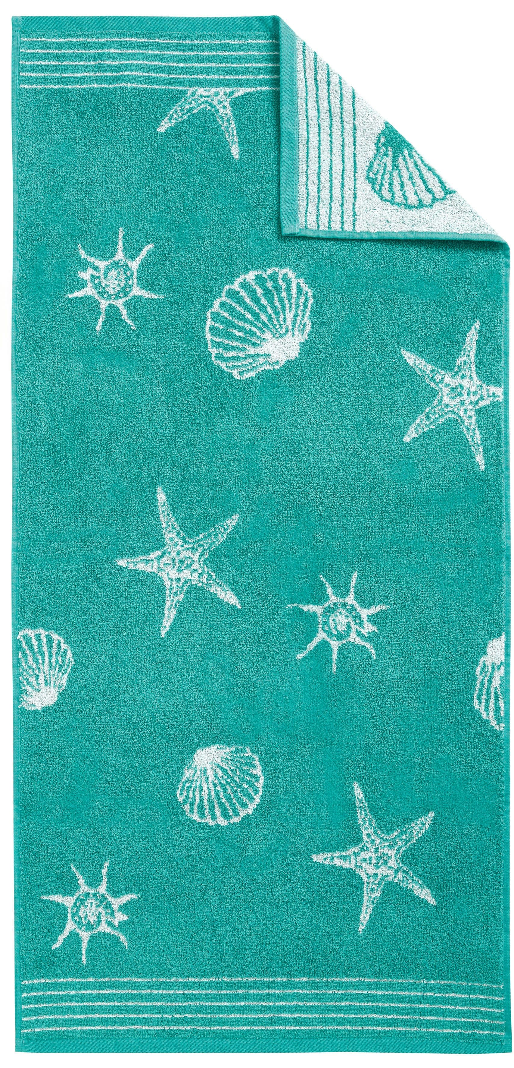 Dyckhoff Badetuch Seashell | Türkis
