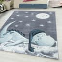 Ayyildiz Teppiche Kinderteppich Bambi 840 | Blau