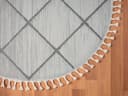 Myflair Möbel & Accessoires Hochflor-Teppich Moroccan Square | Weiß 4