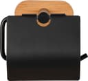 WENKO Toilettenpapierhalter Turbo-Loc® Orea Bamboo | Schwarz 4