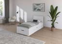 rauch Bett Einzelbett Doppelbett Stauraum FLEXX | Weiß 2