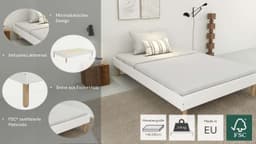 OTTO home Bett Dagmar | Weiß