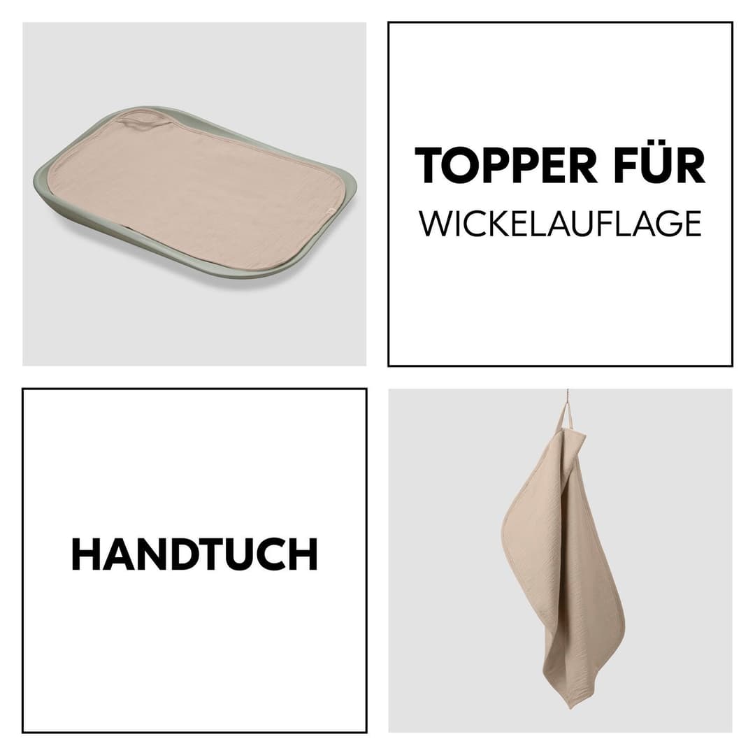Hauck Wickelauflagenbezug Changing Mat Liner | Beige
