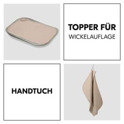 Hauck Wickelauflagenbezug Changing Mat Liner | Beige