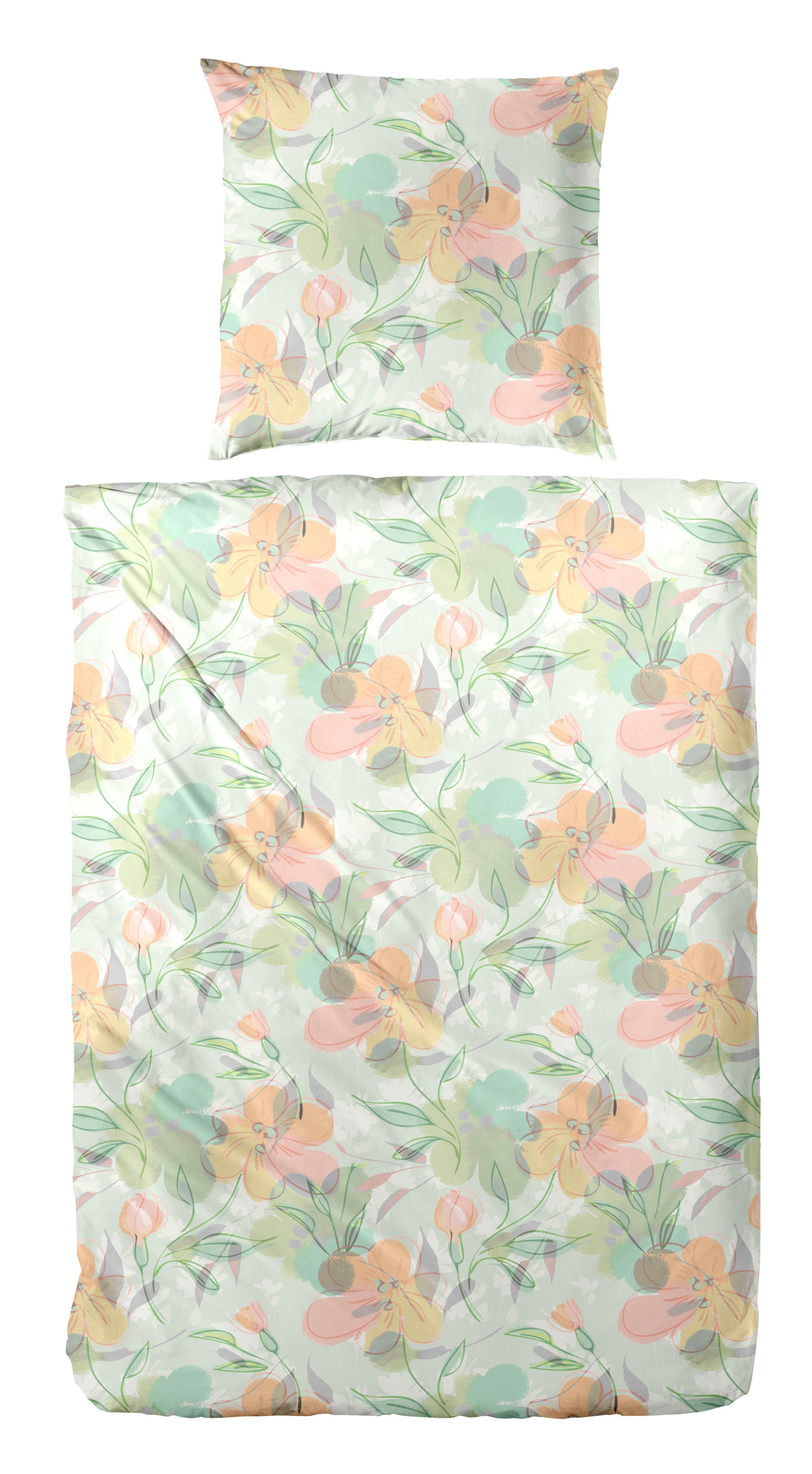 Primera Bettwäsche Floris | Grün