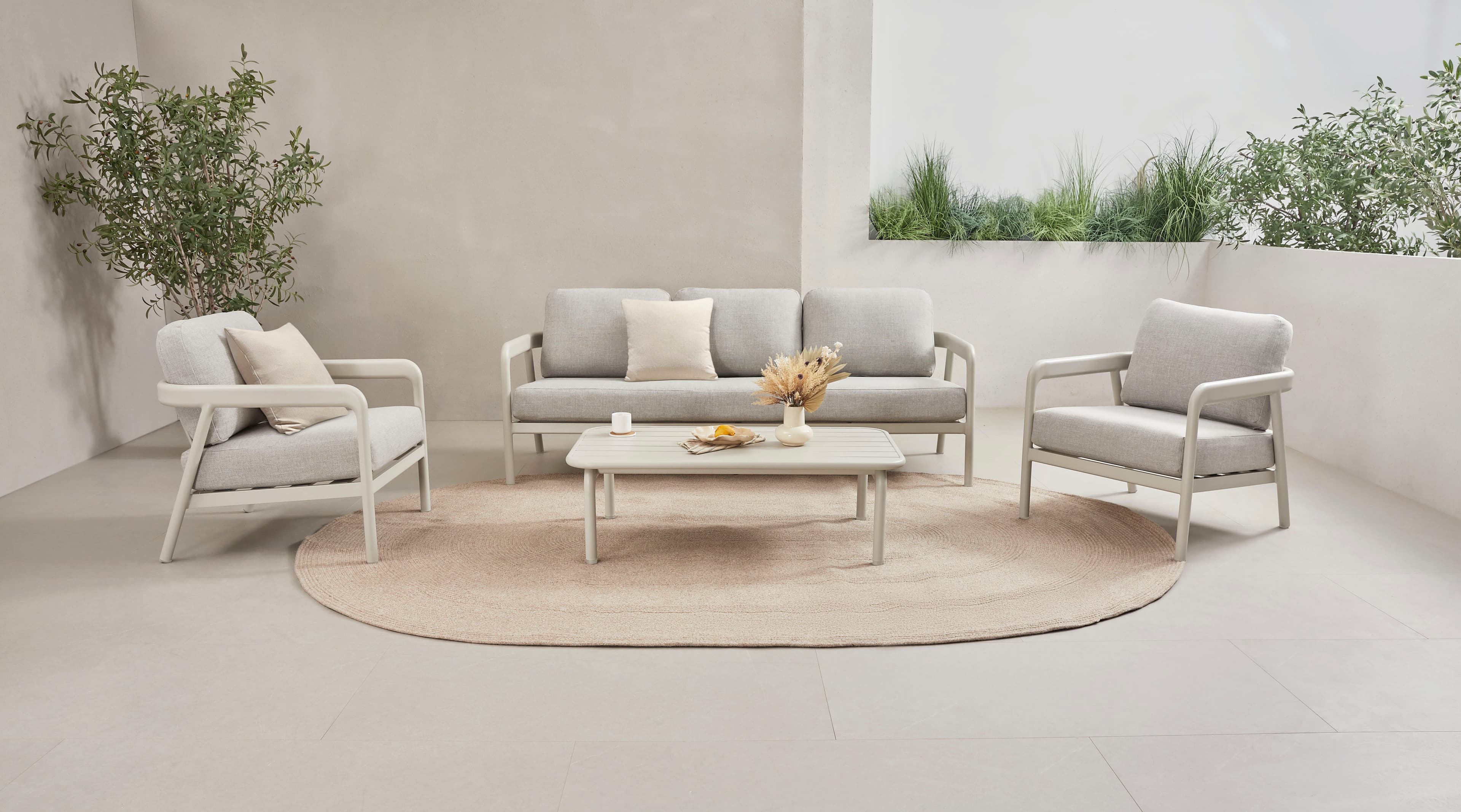 homsy by Ana Johnson Gartenlounge-Set Hilo | Beige