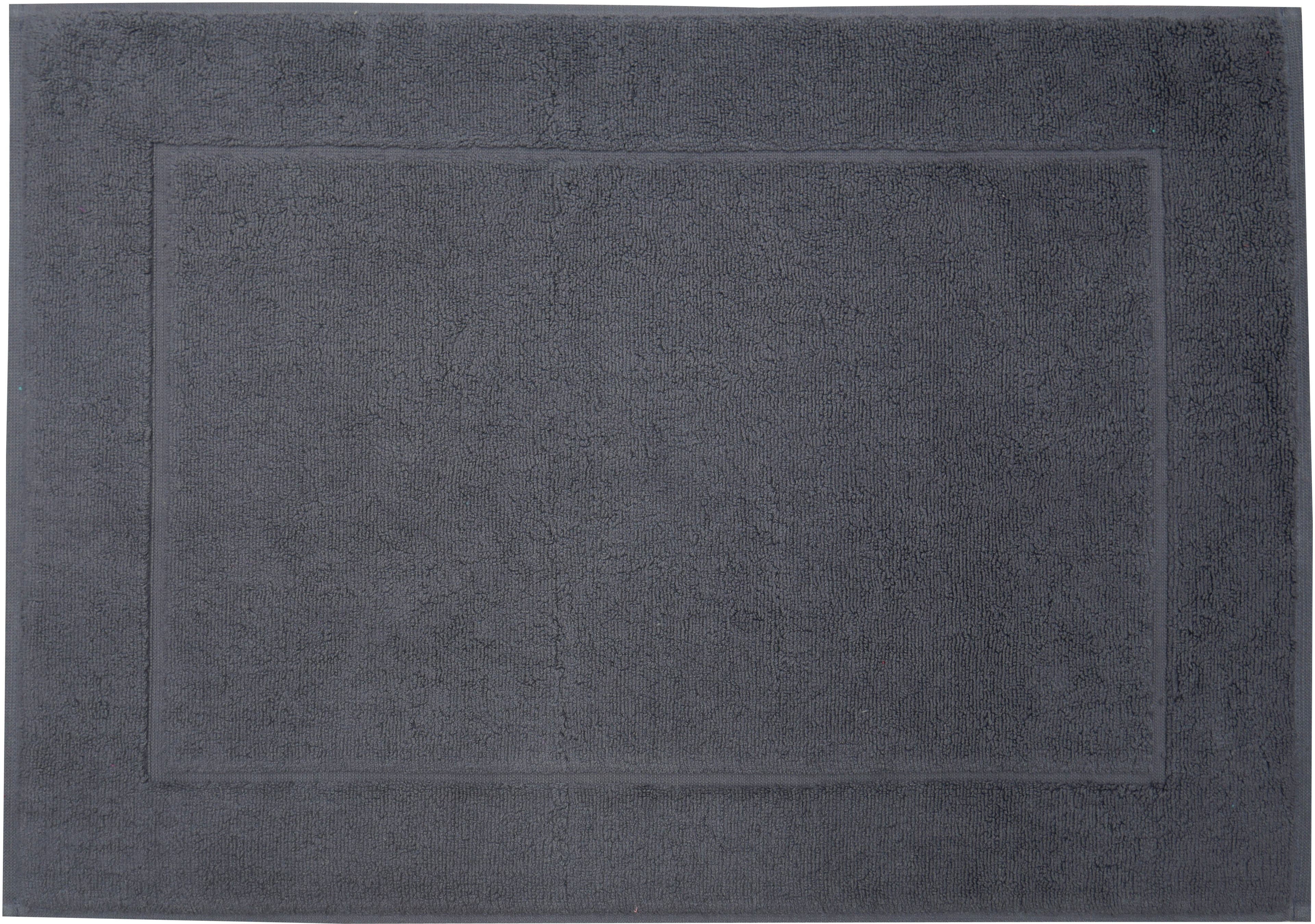 framsohn frottier Badematte Uni Basic Hotelmatte | Grau