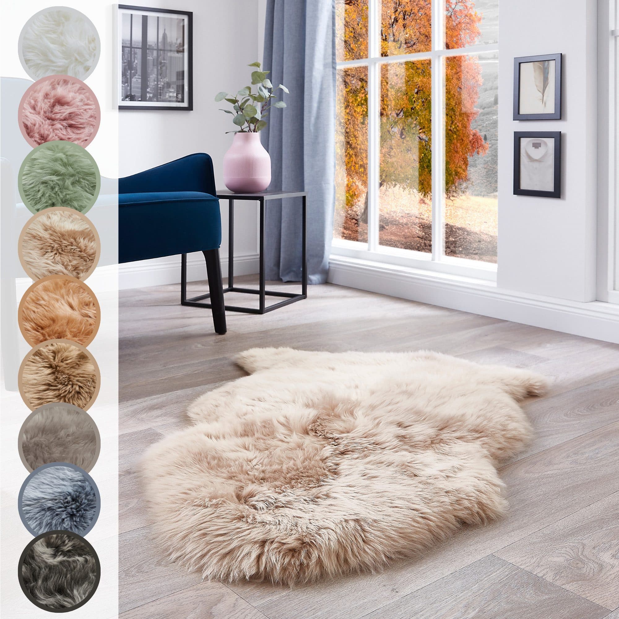 LUXOR living Fellteppich Namika | Braun