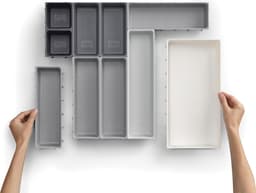Joseph Joseph Blox Schubladen-Organizer-Set | Grau