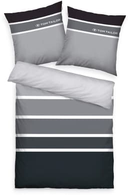 TOM TAILOR HOME Bettwäsche Felix | Grau