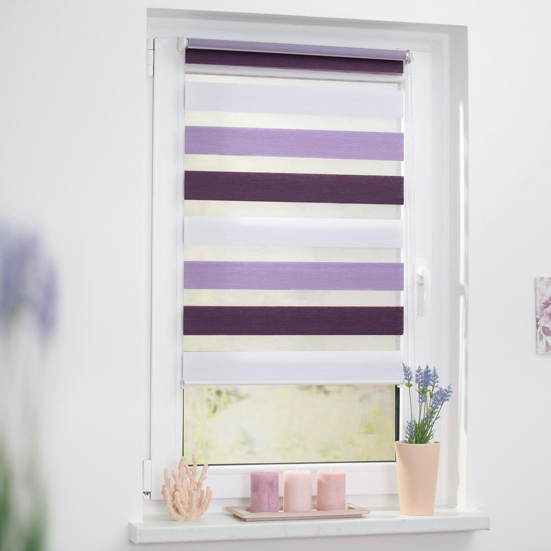 Doppelrollo Duo Rollo Klemmfix Bunt | Mehrfarbig